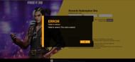 An expired redeem code (Image via Garena)